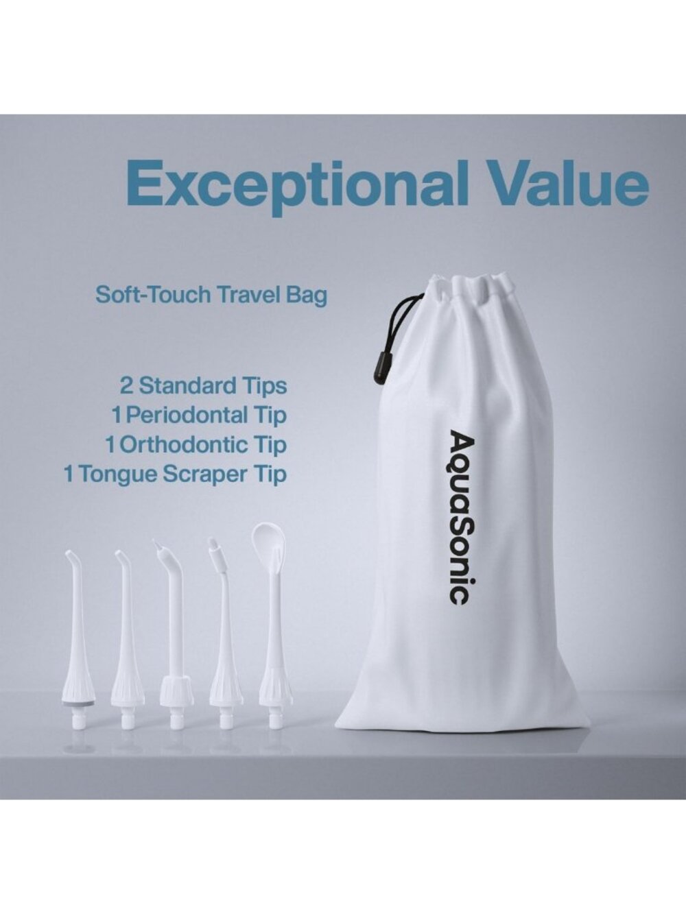 Cordless Rechargeable Water Flosser - Portable Waterproof Oral Irrigator with 5 - Picture 5 of 8